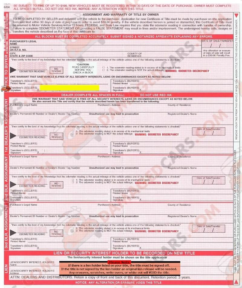 georgia title reassignment form pdf